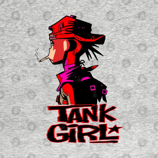 Tank girl t-shirt by Hitamshop